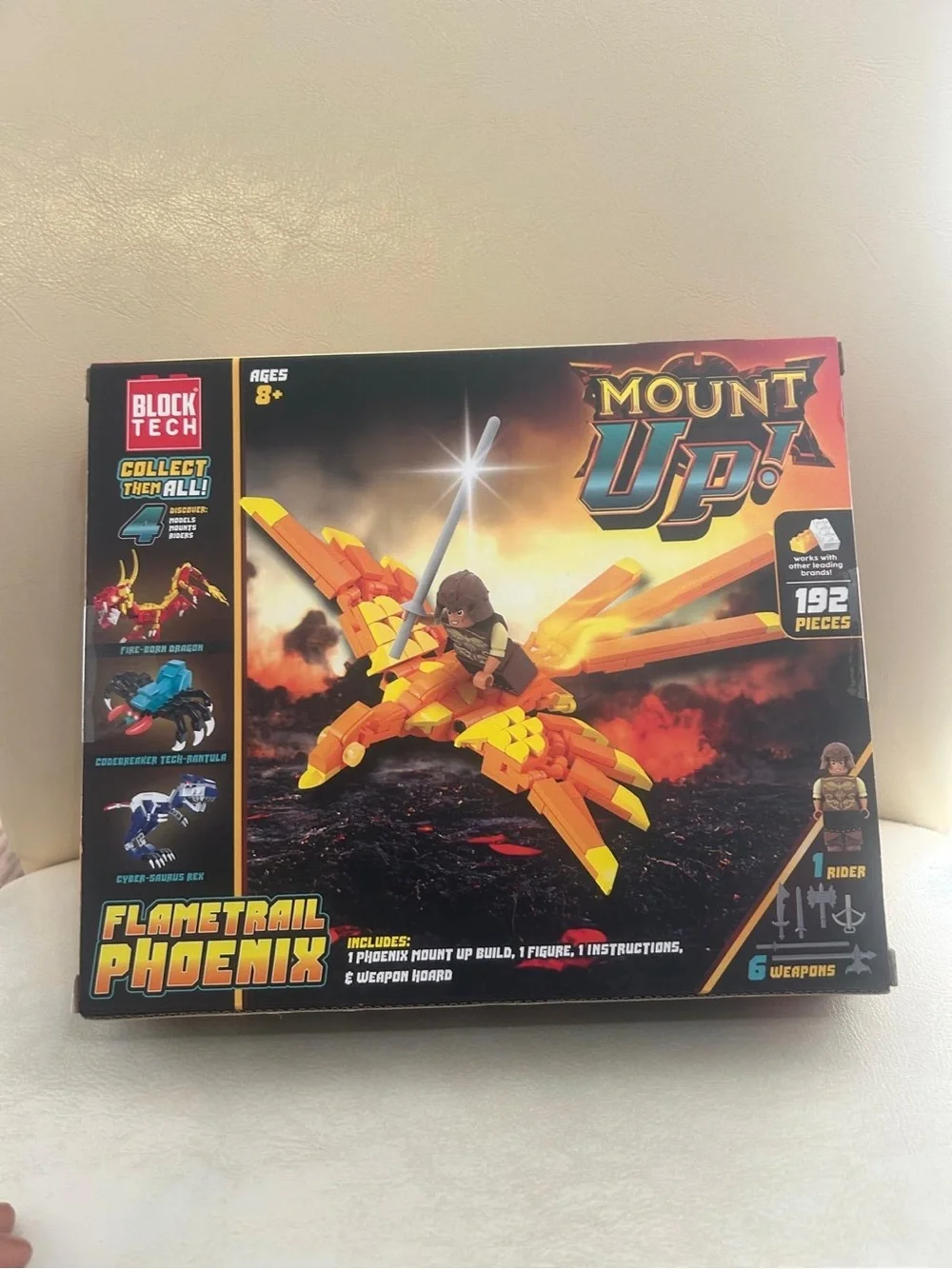 Mount Up! Flametrail Phoenix Building Set - - Orange